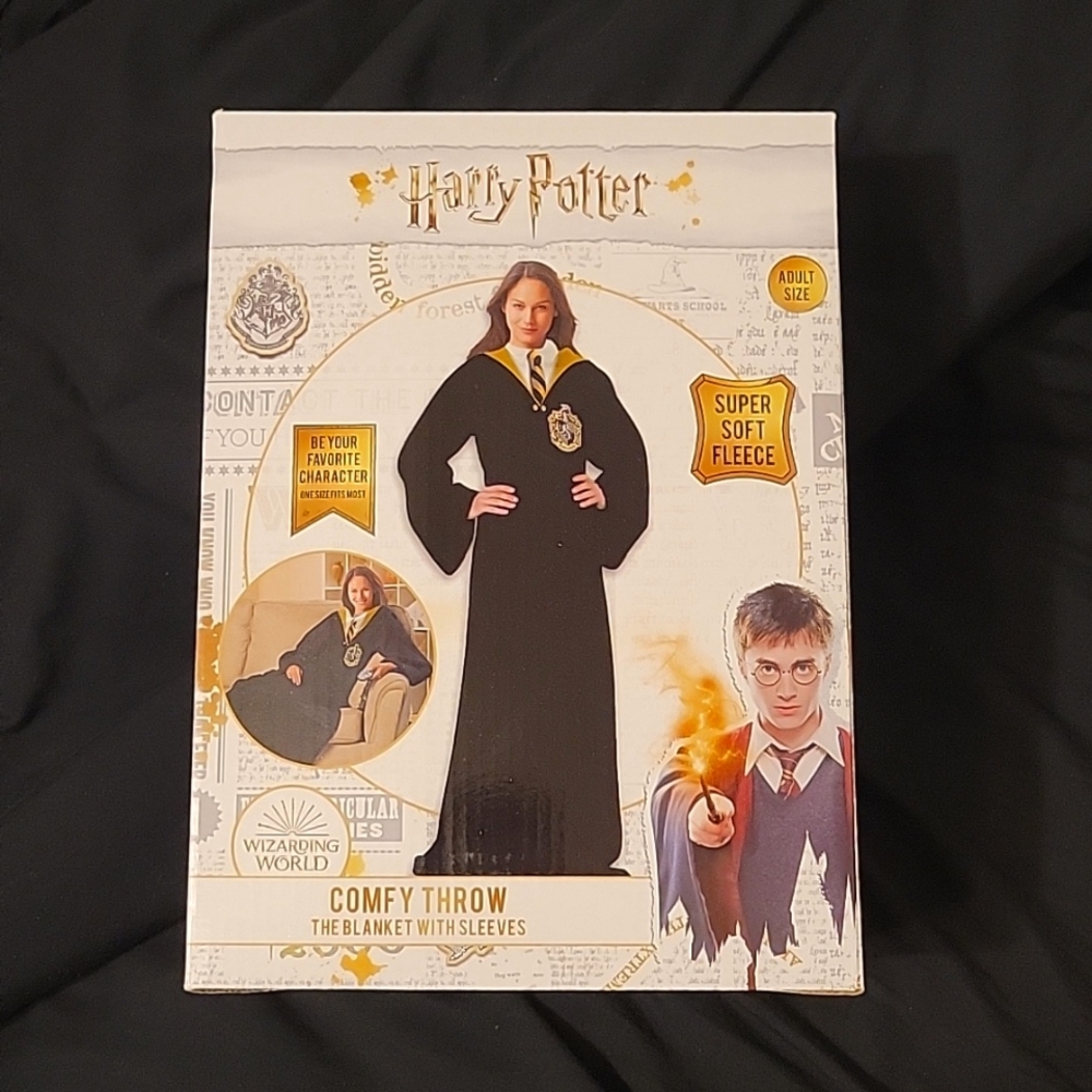 Harry Potter Comfy Throw Blanket with Sleeves